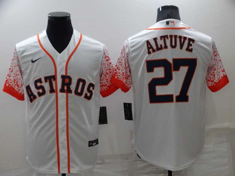Astros 27 Jose Altuve White Nike Drift Fashion Cool Base Jersey,We sell and wholesale Astros 27 Jose Altuve White Nike Drift Fashion Cool Base Jersey on line form chian!